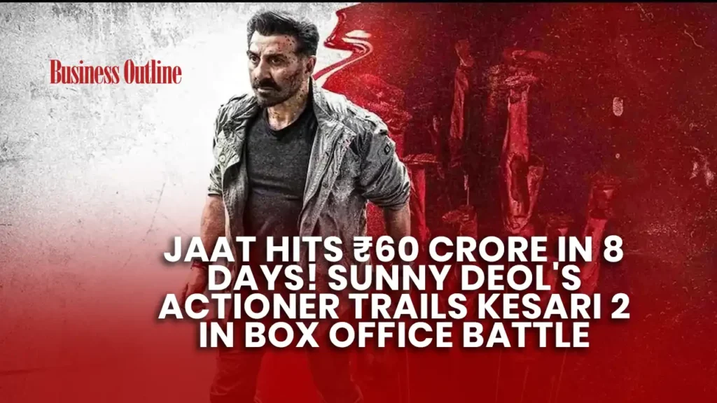Jaat Hits ₹60 Crore in 8 Days! Sunny Deol's Actioner Trails Kesari 2 in Box Office Battle