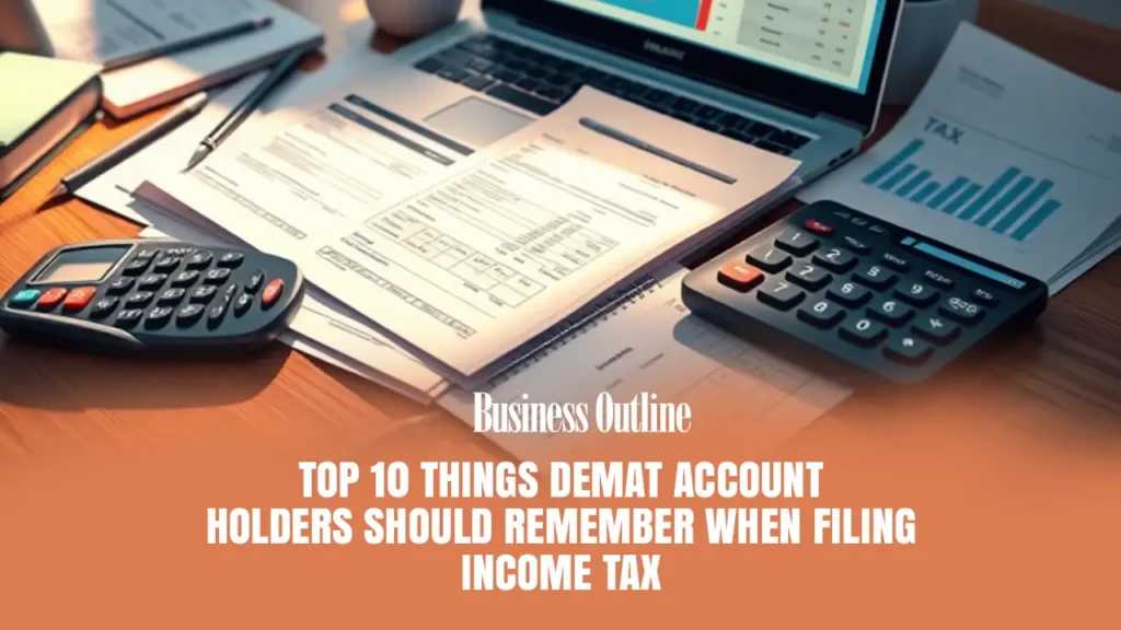 Top 10 Things Demat Account Holders Should Remember When Filing Income Tax